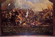 The Battle of Saint Gotthard, bavarian oil-painting unknow artist